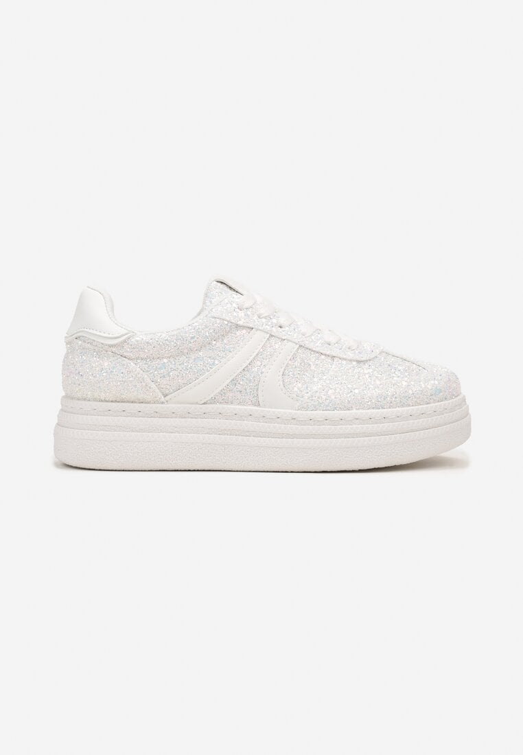 Sparkly Glitter Platform Trainers