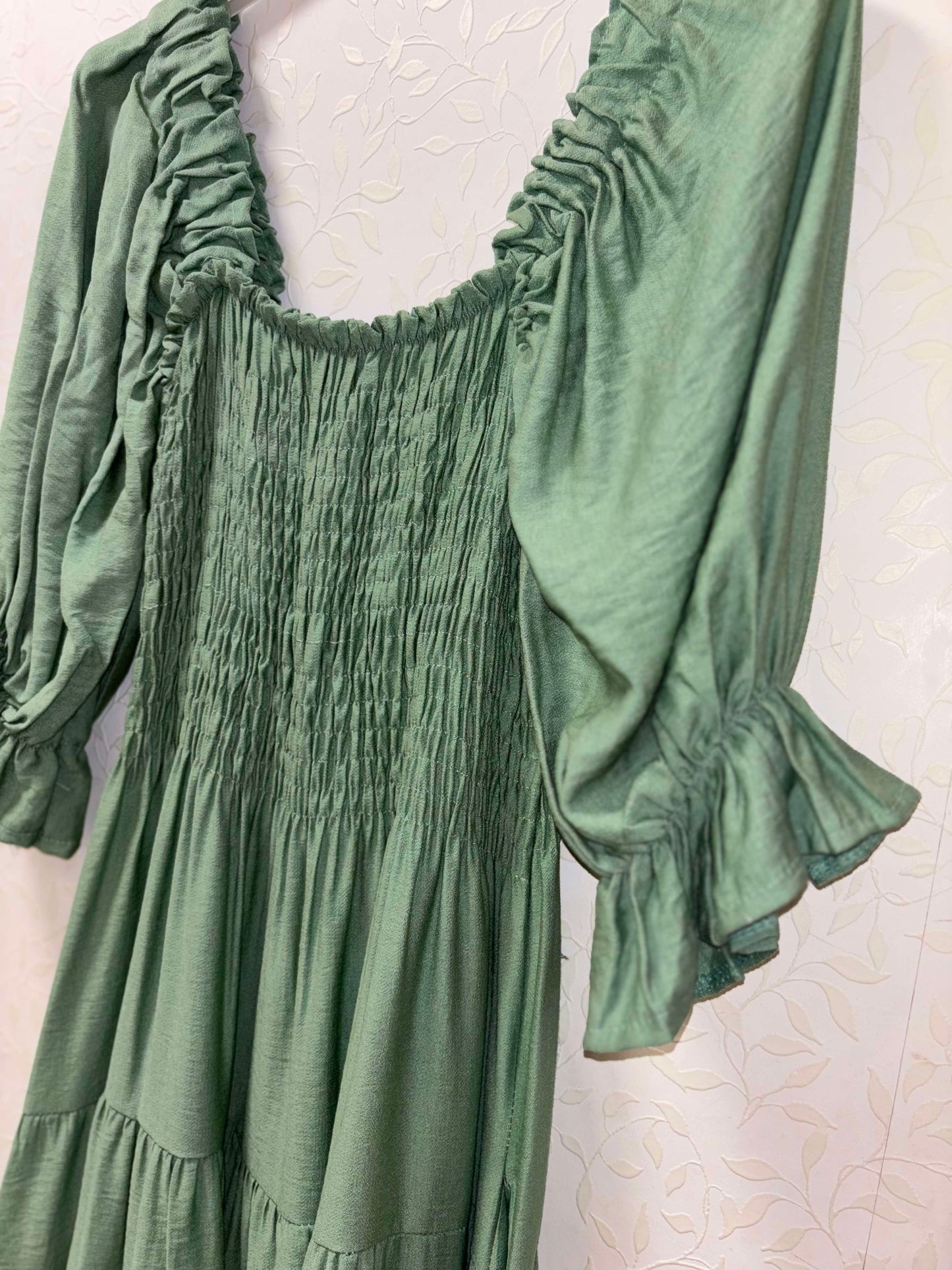 Tiered Midaxi dress