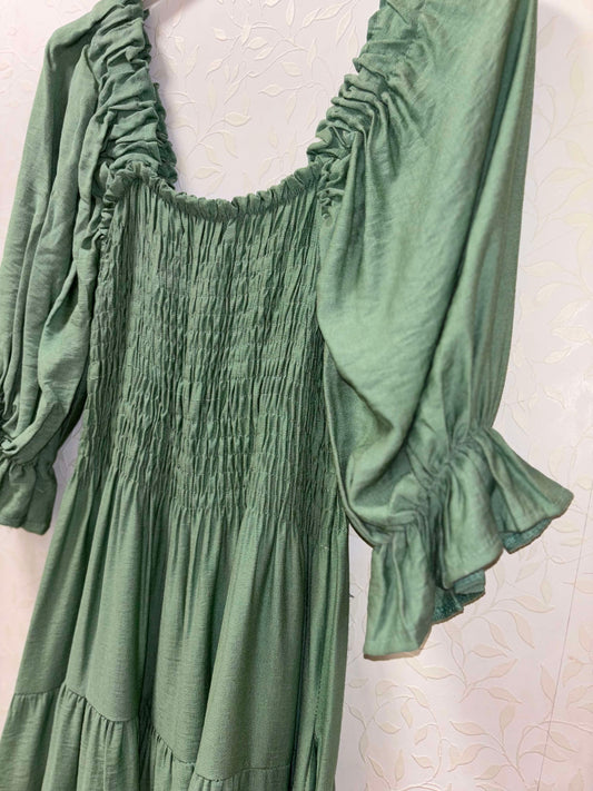 Tiered Midaxi dress