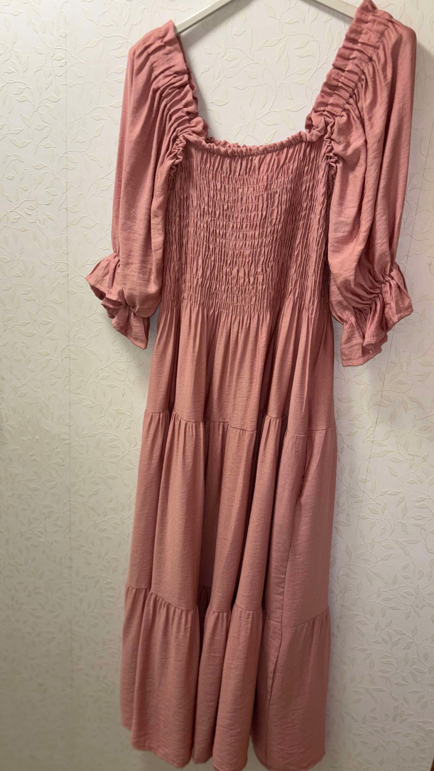 Tiered Midaxi dress